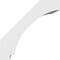 Ekena Millwork 5 1/2-in. W x 10-in. D x 10-in. H Imperial Architectural Grade PVC Knee Brace BRCP055X10X10IMP - alternate 5